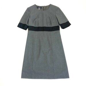 Les Copains Shift Dress Women's Size EU 42 | US 10 Grey Black Preppy Academia